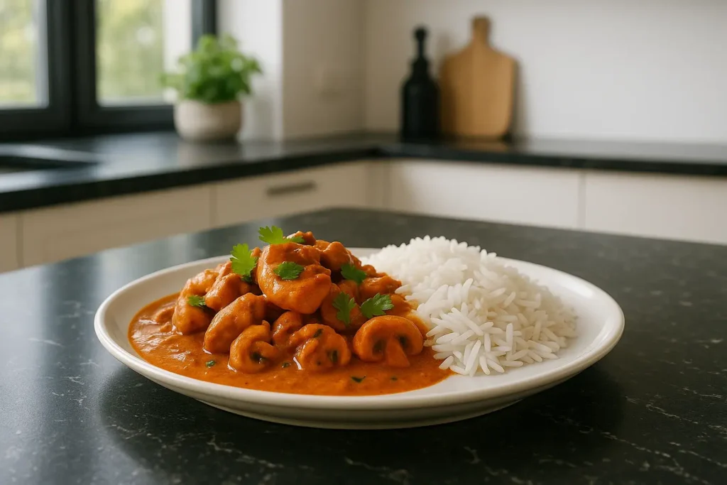 assets task 01jx8fa3wee6ra13snxgevm1hv 1749410035 img 0 1 Easy Chicken Mushroom Masala: A Weeknight Dinner Hero